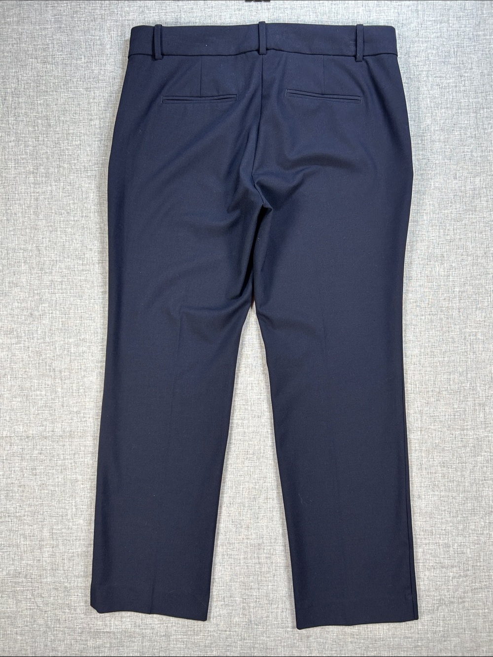 Ann Taylor Petite Size 8P Navy Blue Straight Leg Dress Pants Stretch - Picture 12 of 12
